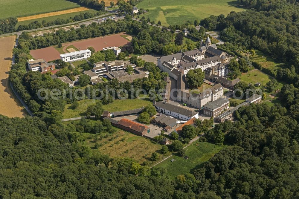 Dormagen from the bird's eye view: Grounds of the monastery Knechtsteden in Dormagen, in North Rhine-Westphalia