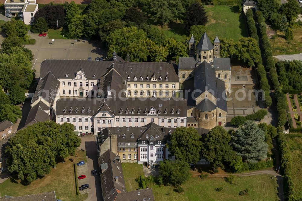 Aerial image Dormagen - Grounds of the monastery Knechtsteden in Dormagen, in North Rhine-Westphalia