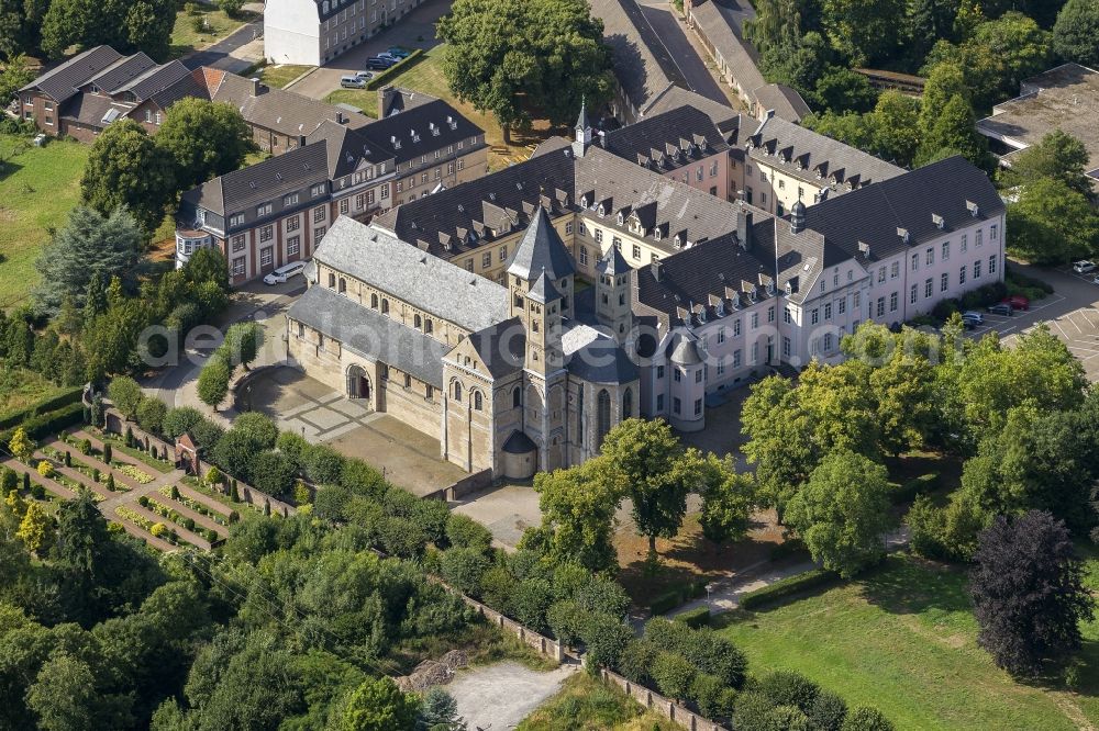 Aerial image Dormagen - Grounds of the monastery Knechtsteden in Dormagen, in North Rhine-Westphalia