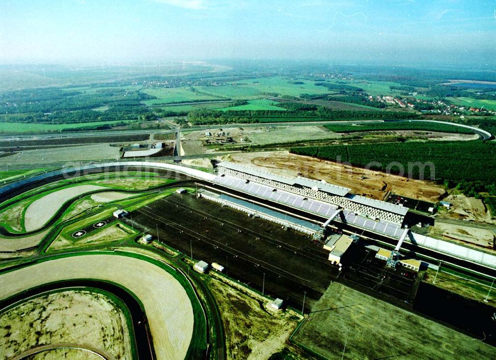 Aerial photograph Klettwitz - Gelände des Lausitzringes (Euro - Speedway) bei Klettwitz in Brandenburg.