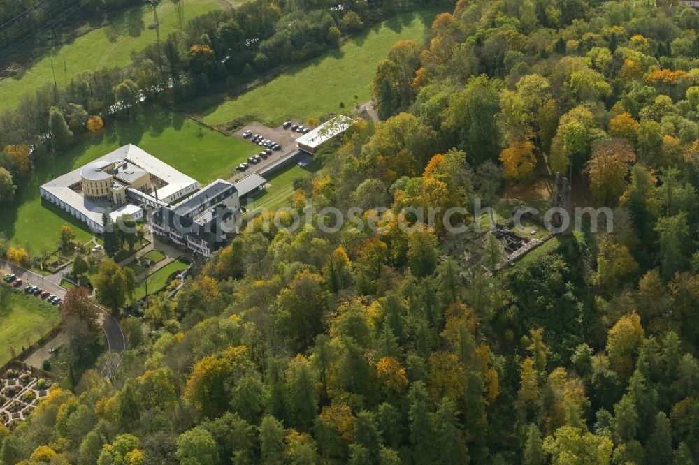 Aerial photograph Wadern - Grounds of the Leibniz Center for computer science (LZI) at castle Dagstuhl Wadern in Saarland