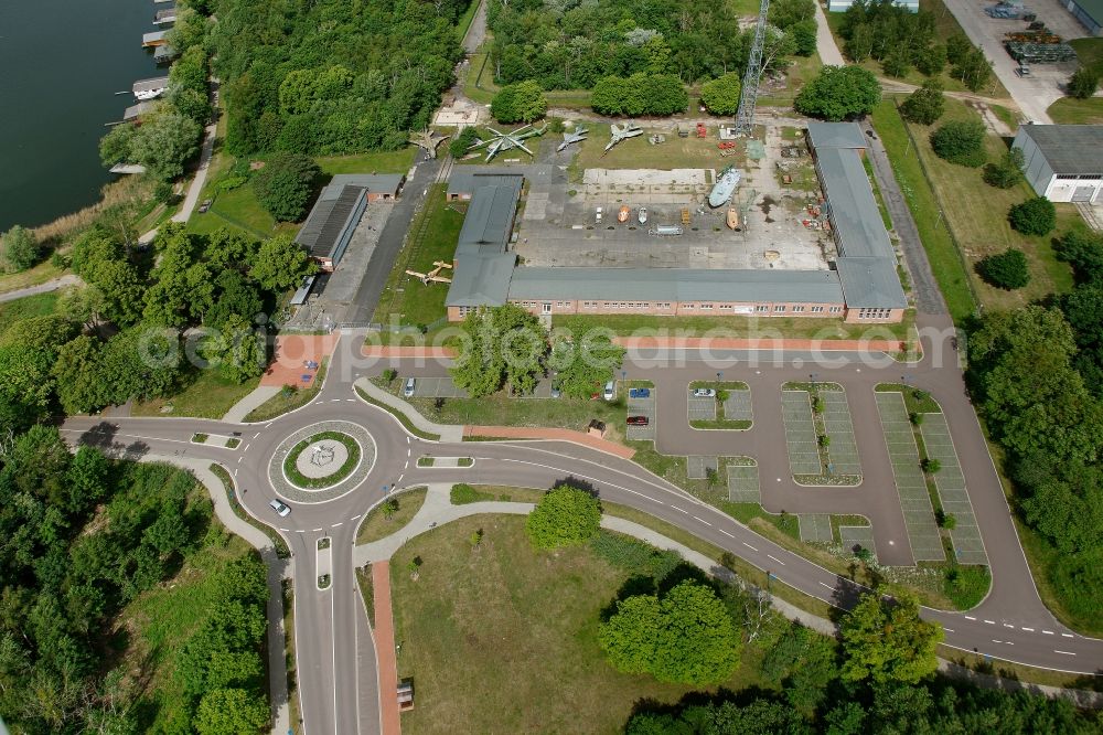 Aerial photograph Rechlin - Grounds of the Aviation Technical Museum at Claassee in Rechlin north in the state of Mecklenburg-Western Pomerania