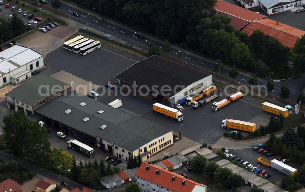 Heilbad Heiligenstadt from above - Area of the company MENKE Spezial-Transporte GmbH & Co in heilbad Heiligenstadt in Thuringia