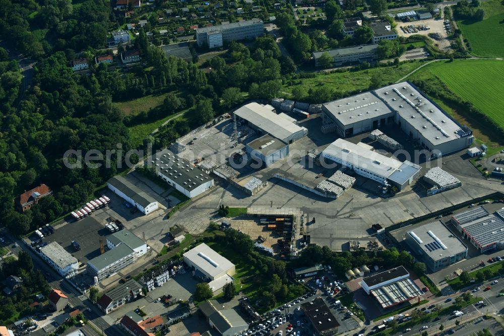 Aerial photograph Berlin - Site waste and recycling sorting der ALBA Recycling GmbH on Hultschiner Damm in Berlin