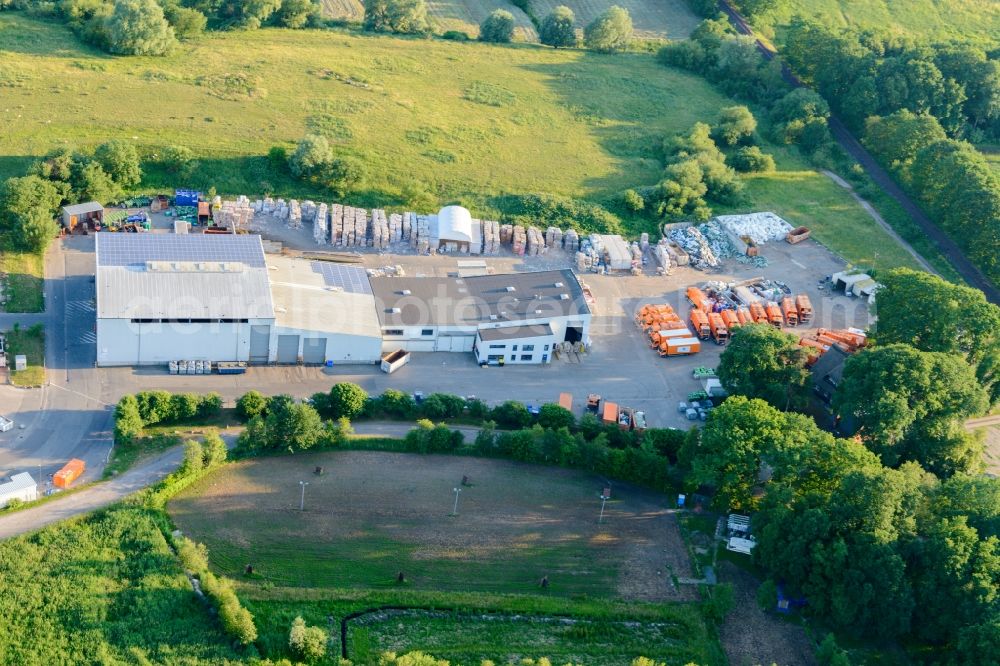 Aerial photograph Stade - Site of landfill of Abfall- Wirtschaftszentrum Stade in Stade in the state Lower Saxony, Germany