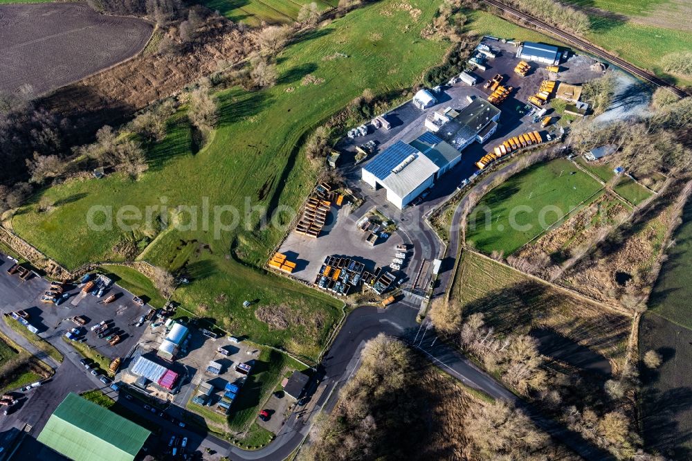 Aerial photograph Stade - Site of landfill of Abfall- Wirtschaftszentrum Stade in Stade in the state Lower Saxony, Germany