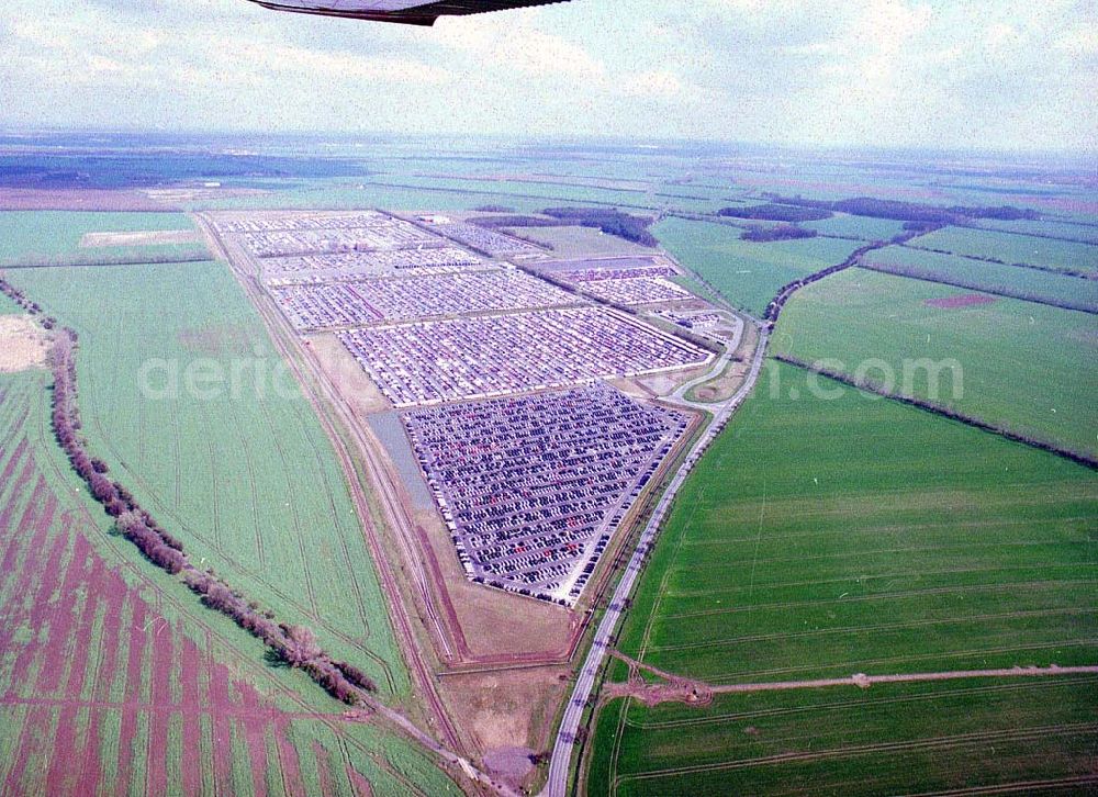 Etzin / BRB from the bird's eye view: Gelände der MOSOLF - Autoservice GmbH in Etzin bei Nauen / BRB