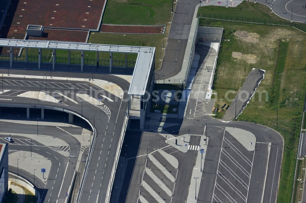 Aerial image Schönefeld - Site of the new airport BER / BBI AIRPORT BERLIN BRANDENBURG Willi Brandt in Schönefeld in Brandenburg. The new terminal is in the south of the airport Berlin -Schoenefeld quality built