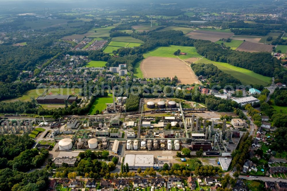 Aerial image Gladbeck - Grounds of Ineos Phenol Gladbeck Gladbeck in the Ruhr area at Zweckel in North Rhine-Westphalia