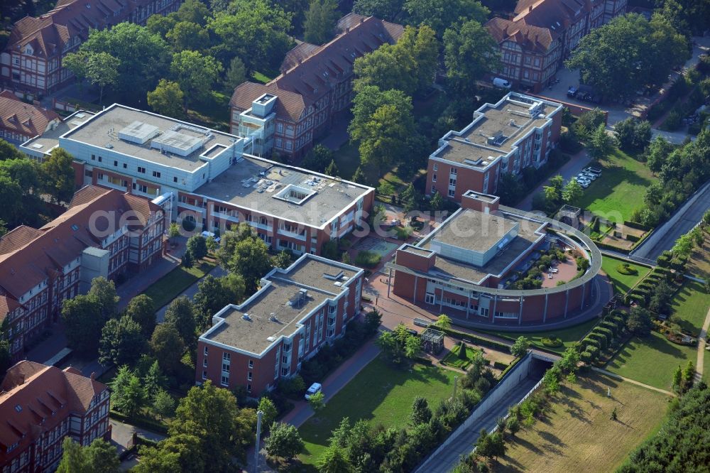 Aerial photograph Neuruppin - Site of the Ruppin clinics in Neuruppin in Brandenburg