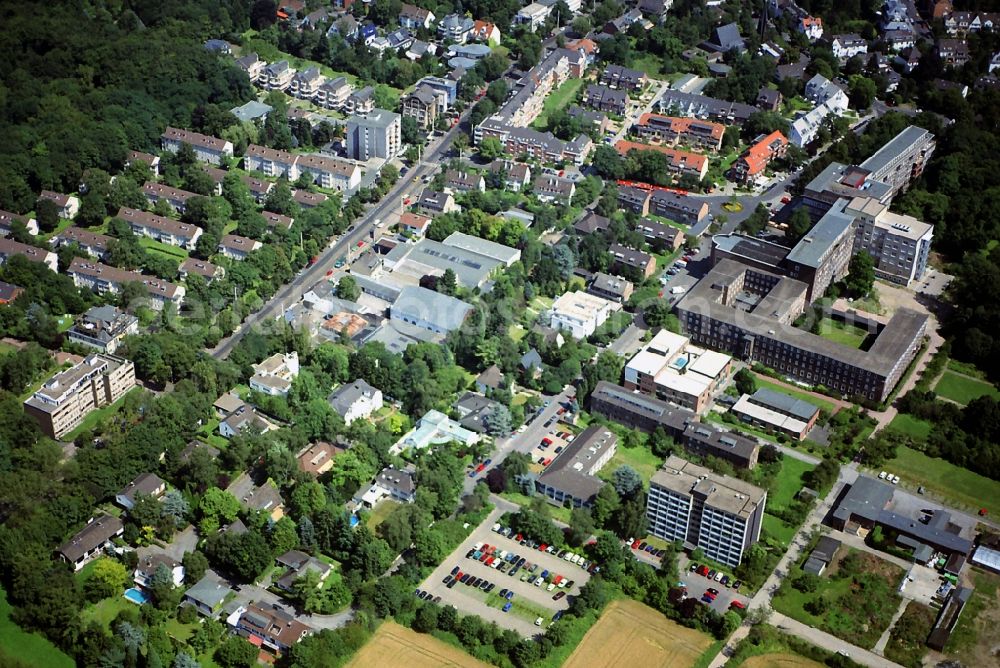 Aerial photograph Köln - Grounds of the St. Elisabeth Hospital in Cologne in North Rhine-Westphalia