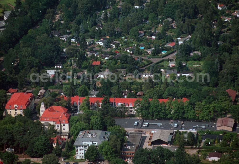 Aerial photograph Berlin Spandau - Grounds of the school environment center, the former patrons of gardening school in Berlin - Spandau