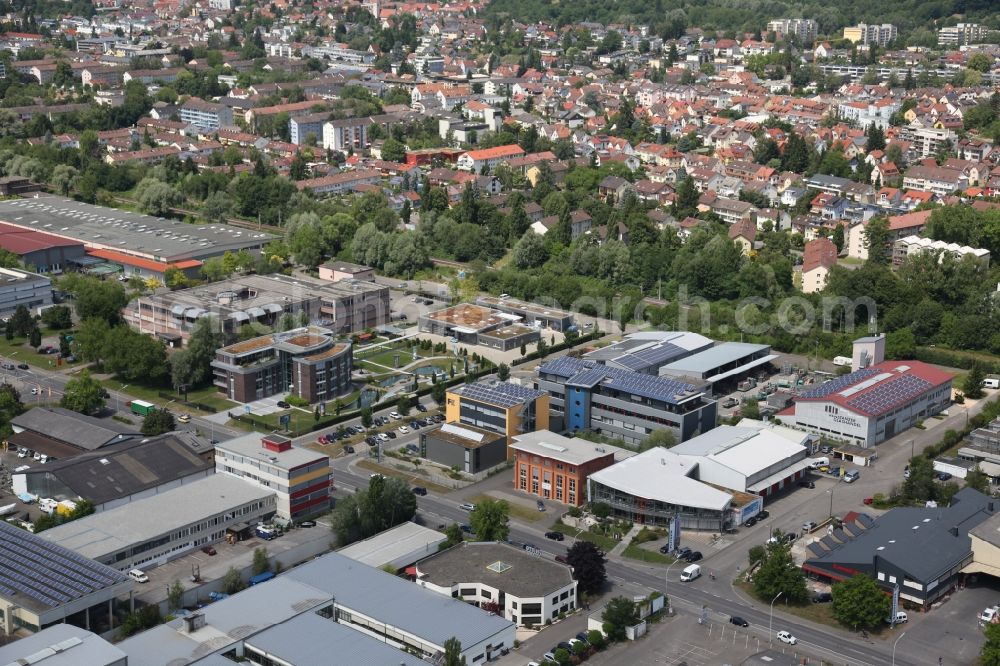 Aerial photograph Konstanz - Grounds of Stadtwerke Konstanz in Baden-Württemberg