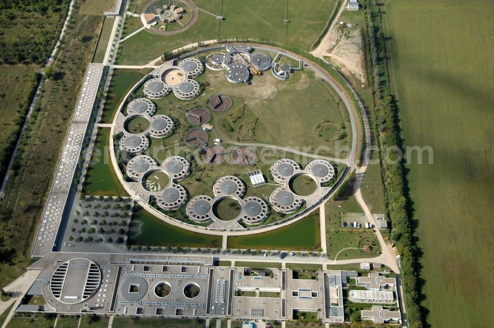 Aerial photograph Berlin - Site of the animal shelter, also known as the city of animals, destrict Hohenschoenhausen in Berlin in Germany