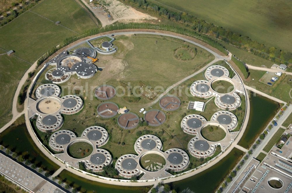 Berlin from the bird's eye view: Site of the animal shelter, also known as the city of animals, destrict Hohenschoenhausen in Berlin in Germany