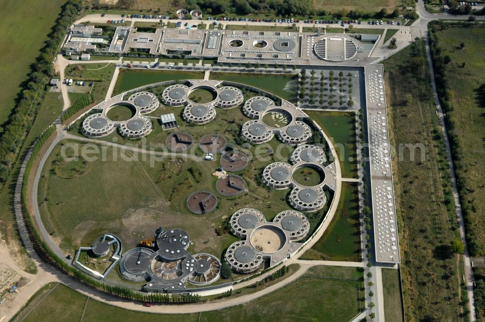 Aerial image Berlin - Site of the animal shelter, also known as the city of animals, destrict Hohenschoenhausen in Berlin in Germany