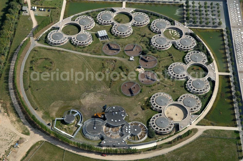 Aerial photograph Berlin - Site of the animal shelter, also known as the city of animals, destrict Hohenschoenhausen in Berlin in Germany