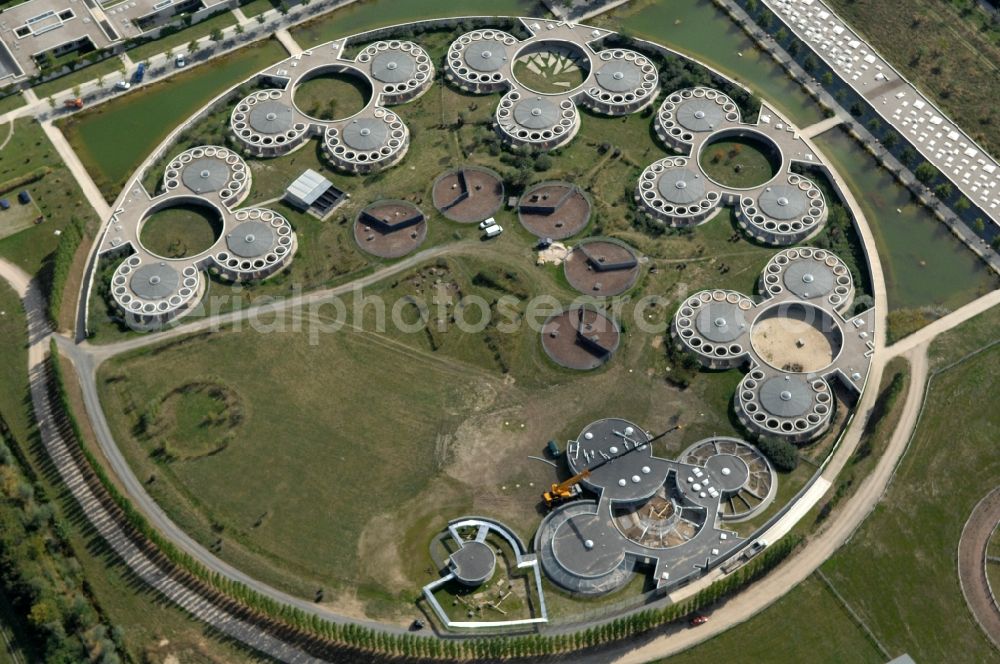 Berlin from above - Site of the animal shelter, also known as the city of animals, destrict Hohenschoenhausen in Berlin in Germany