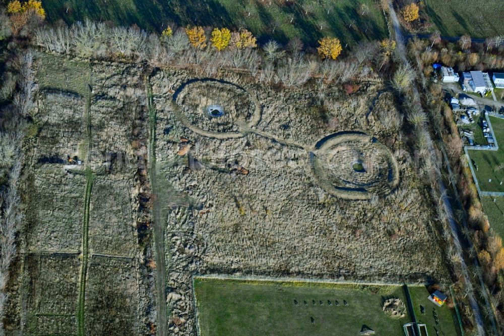 Aerial photograph Berlin - Site of the animal shelter, also known as the city of animals, destrict Hohenschoenhausen in Berlin in Germany