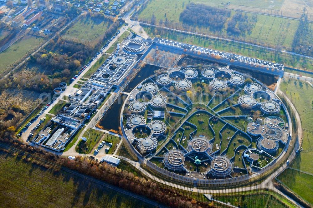 Aerial photograph Berlin - Site of the animal shelter, also known as the city of animals, destrict Hohenschoenhausen in Berlin in Germany