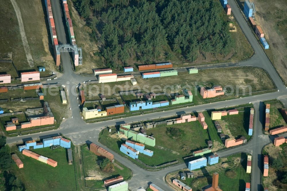 Aerial photograph Munster - Areal of military training ground in Munster in the state Lower Saxony