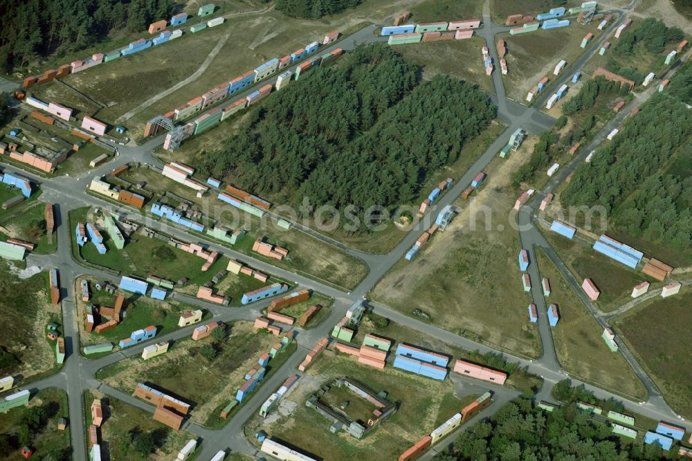 Aerial photograph Munster - Areal of military training ground in Munster in the state Lower Saxony