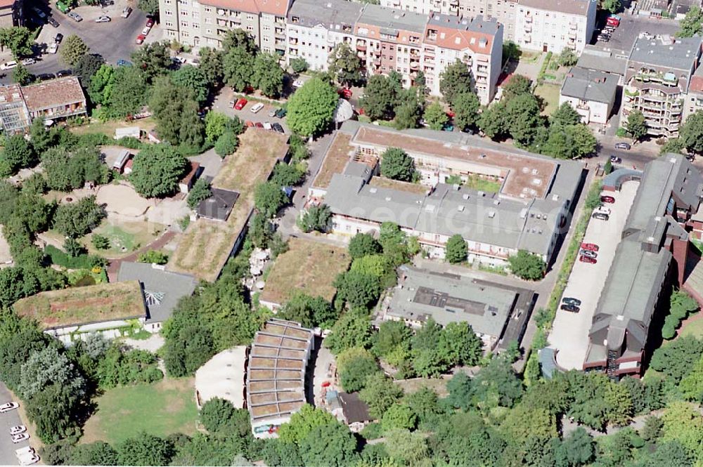 Aerial photograph Berlin Tempelhof - 09.08.1995 Gelände der UFA Fabrik (Viktoriastraße 18-20 12105 Berlin (Tempelhof))