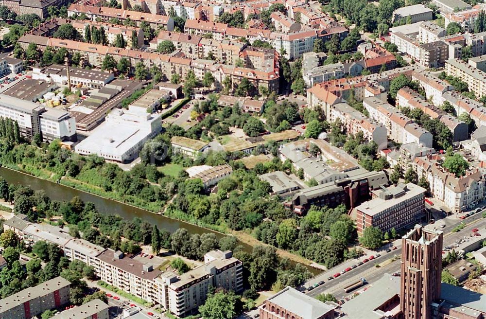 Berlin Tempelhof from above - 09.08.1995 Gelände der UFA Fabrik (Viktoriastraße 18-20 12105 Berlin (Tempelhof))