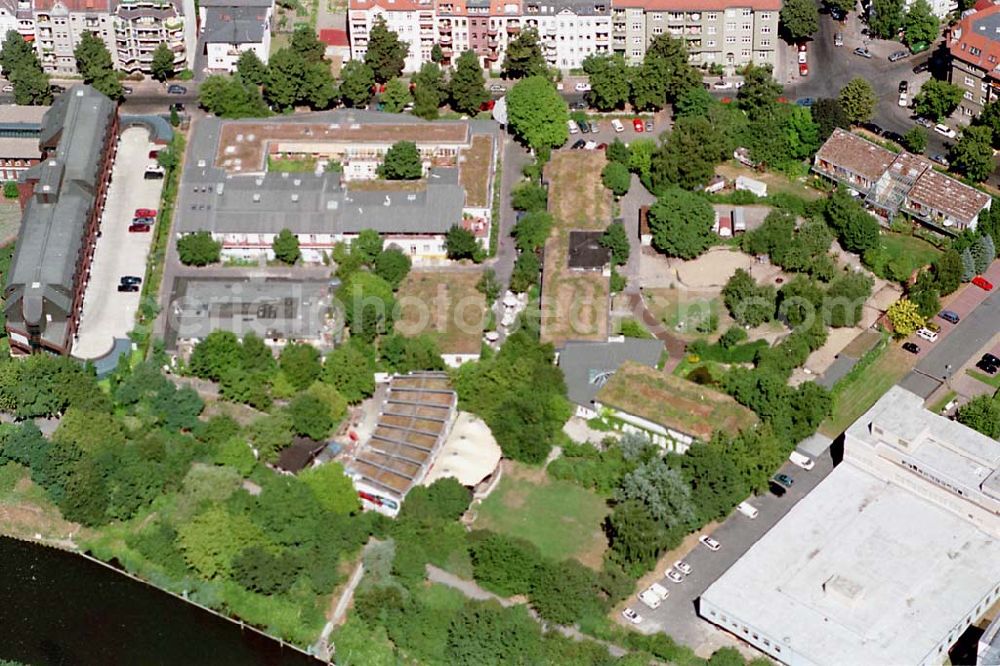 Aerial photograph Berlin Tempelhof - 09.08.1995 Gelände der UFA Fabrik (Viktoriastraße 18-20 12105 Berlin (Tempelhof))