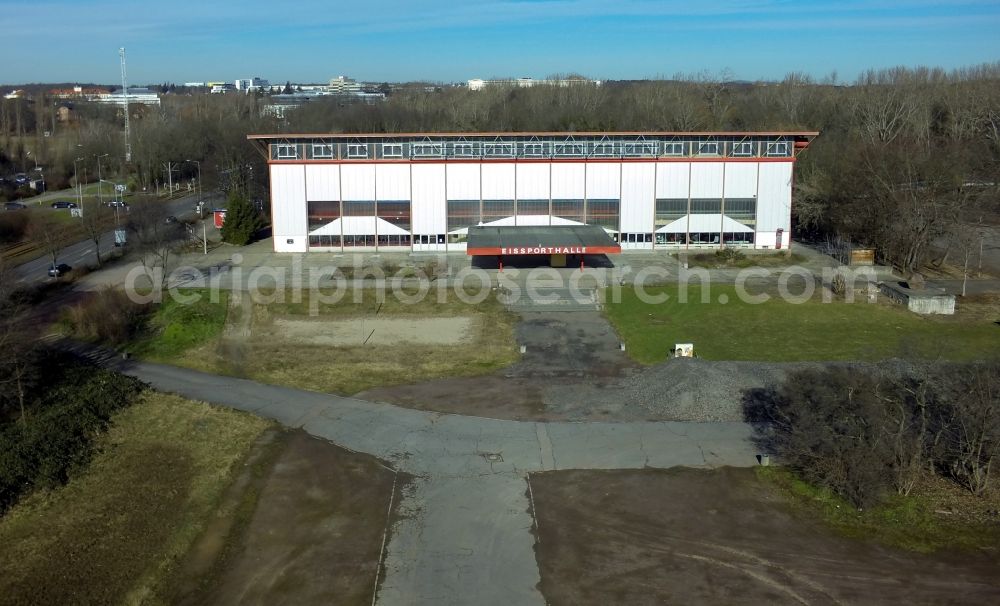 Aerial photograph Halle ( Saale ) - Site of the event hall and ice rink in Halle (Saale) in Saxony-Anhalt