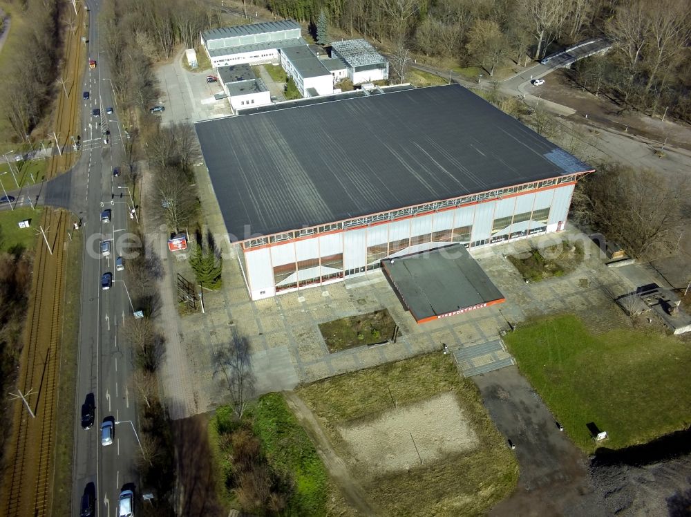 Aerial image Halle ( Saale ) - Site of the event hall and ice rink in Halle (Saale) in Saxony-Anhalt