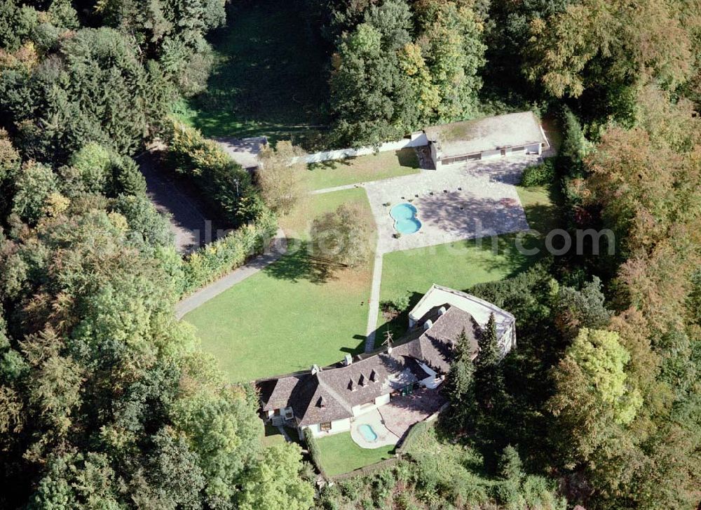 Aerial image Freilassing / Bayern - Gelände der Villa Zeller der Unternehmensgruppe MAX AICHER in Freilassing.