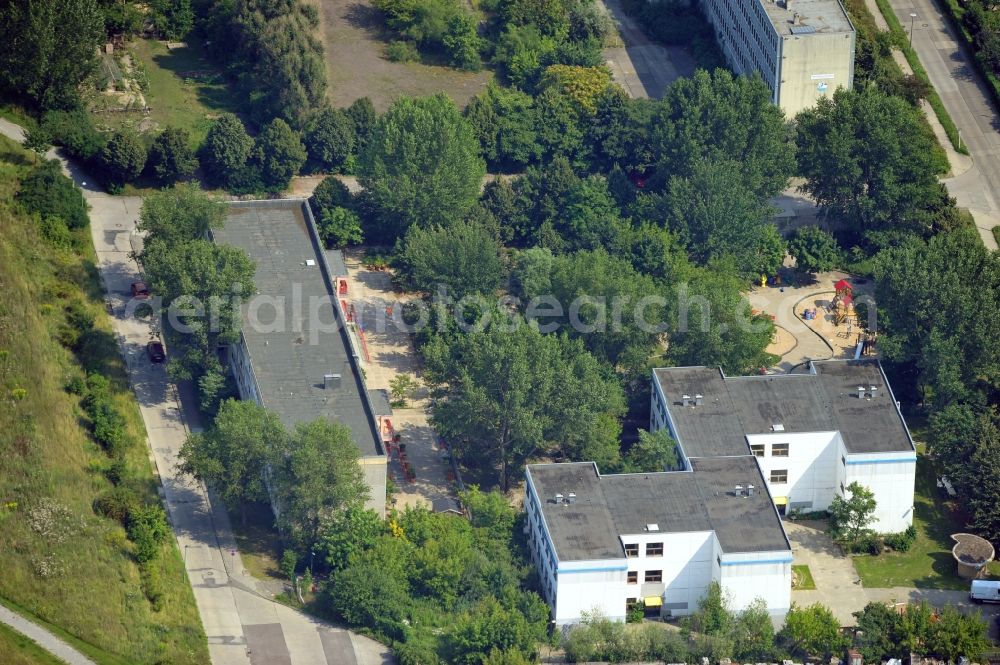 Aerial image Berlin - Free School in Berlin- Mahlsdorf