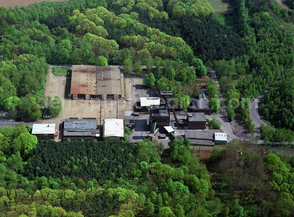 Kamp-Lintfort from the bird's eye view: Terrain of the ventilation shaft in Kamp-Lintfort in the state of North Rhine-Westphalia