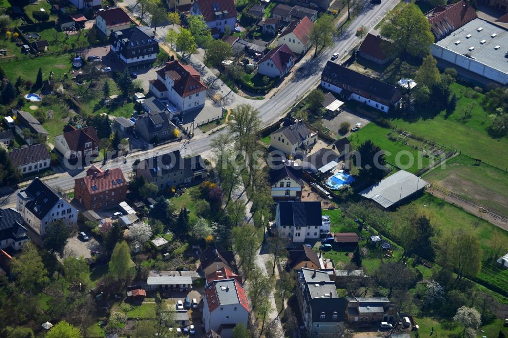 Aerial image Falkensee - Grounds of the residential areas on the Falkenhagener street in Falkensee in Brandenburg