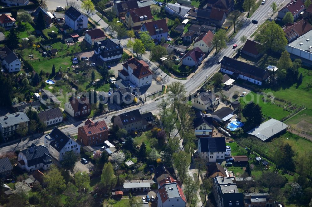 Aerial image Falkensee - Grounds of the residential areas on the Falkenhagener street in Falkensee in Brandenburg