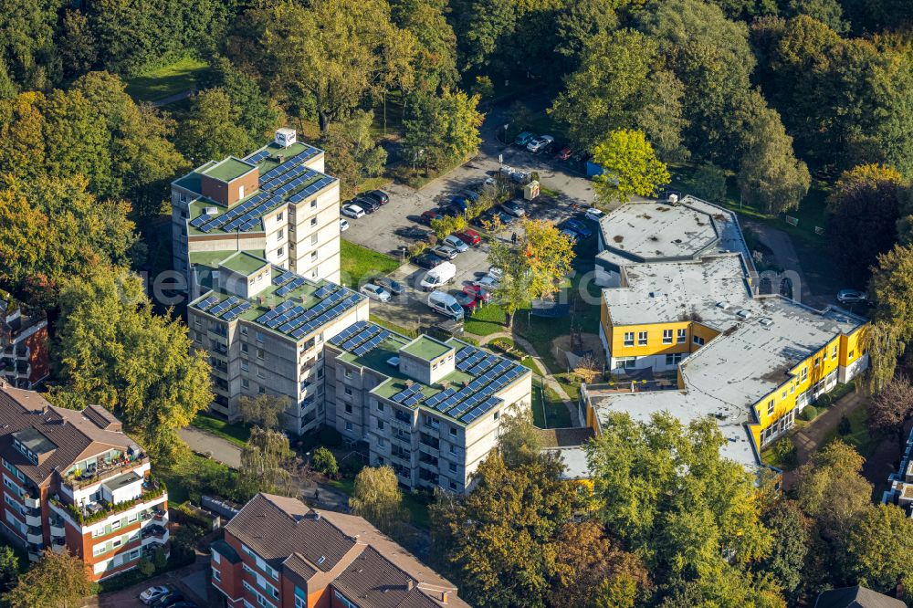 Aerial image Lünen - Dwelling - Building on Marie-Juchacz-Strasse in Luenen in the state North Rhine-Westphalia, Germany