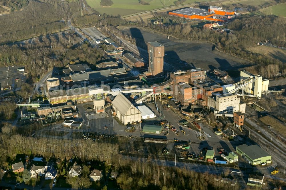 Hamm from above - Colliery Heinrich Robert mine in Hamm in the state of North Rhine-Westphalia