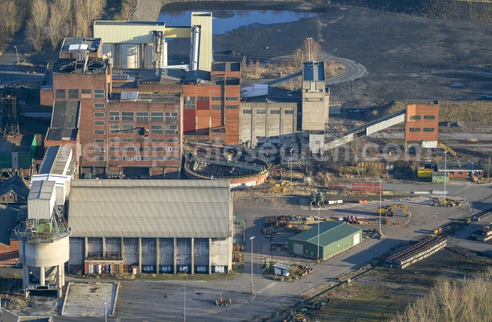 Hamm from the bird's eye view: Colliery Heinrich Robert mine in Hamm in the state of North Rhine-Westphalia