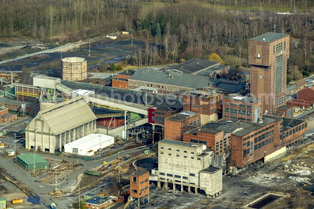 Hamm from the bird's eye view: Colliery Heinrich Robert mine in Hamm in the state of North Rhine-Westphalia