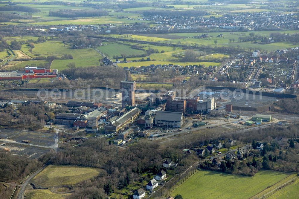 Aerial image Hamm - Colliery Heinrich Robert mine in Hamm in the state of North Rhine-Westphalia