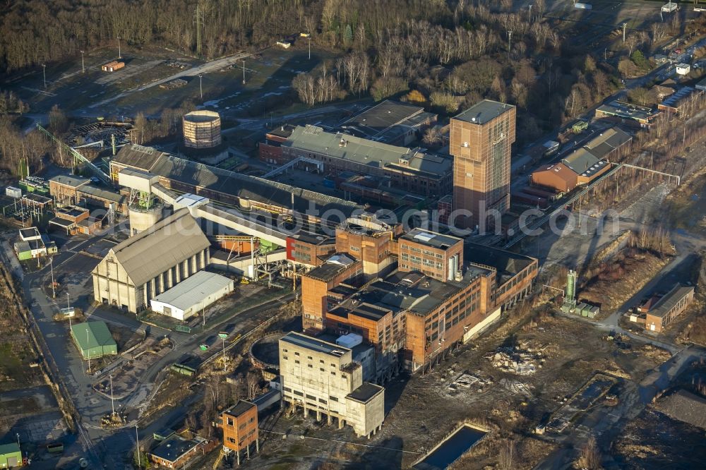 Hamm from the bird's eye view: Colliery Heinrich Robert mine in Hamm in the state of North Rhine-Westphalia