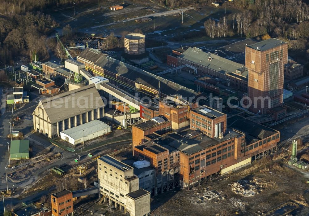 Aerial image Hamm - Colliery Heinrich Robert mine in Hamm in the state of North Rhine-Westphalia