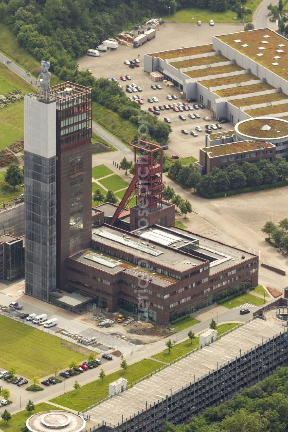 Aerial photograph Gelsenkirchen - The North Star Mine is a former coal mine in Gelsenkirchen-Horst