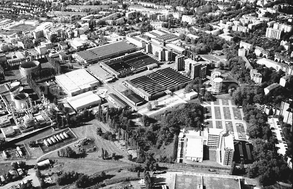 Aerial image Berlin - Steglitz - Geländer OTIS - Fahrstuhlwerke in Berlin - Steglitz