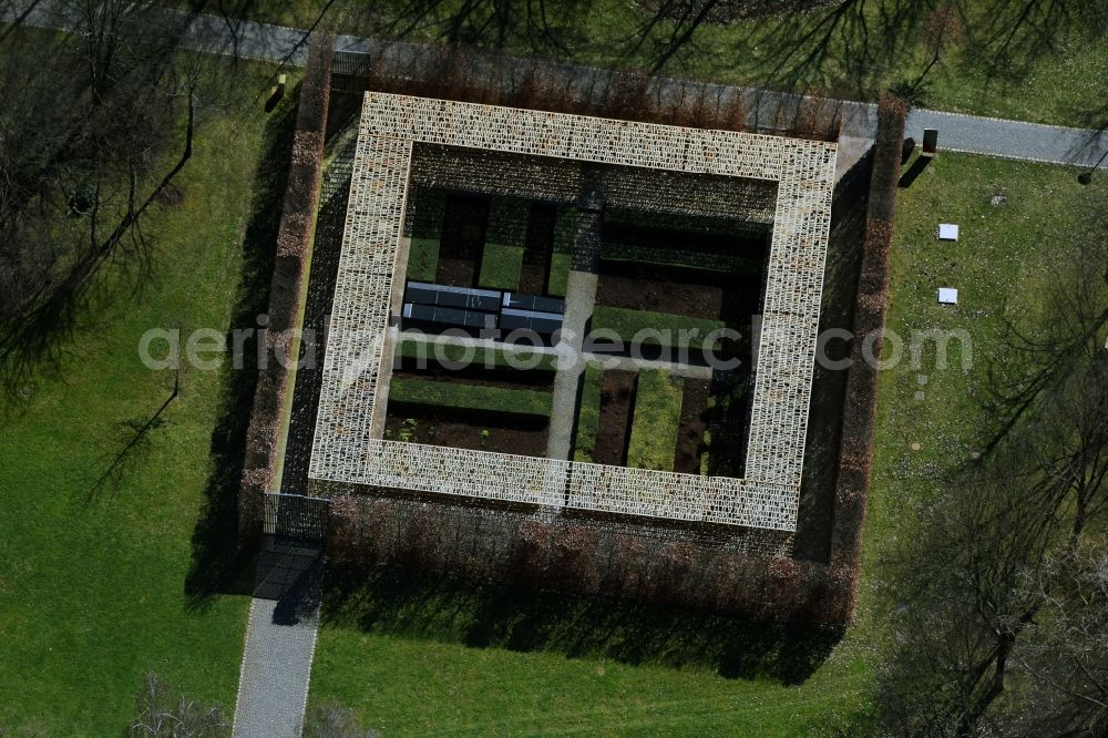 Berlin from the bird's eye view: Centre of the International gerden exibition IGA 2017 in the district of Marzahn-Hellersdorf in Berlin