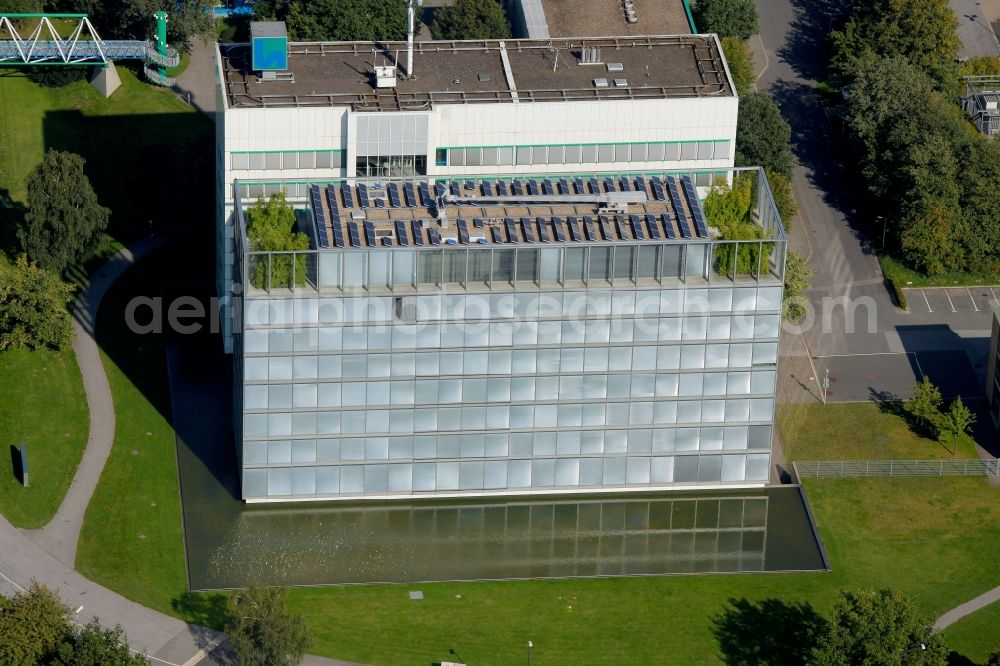 Aerial image Gelsenkirchen - View of the main office of the Gelsenwasser AG in Gelsenkirchen in the state North Rhine-Westphalia