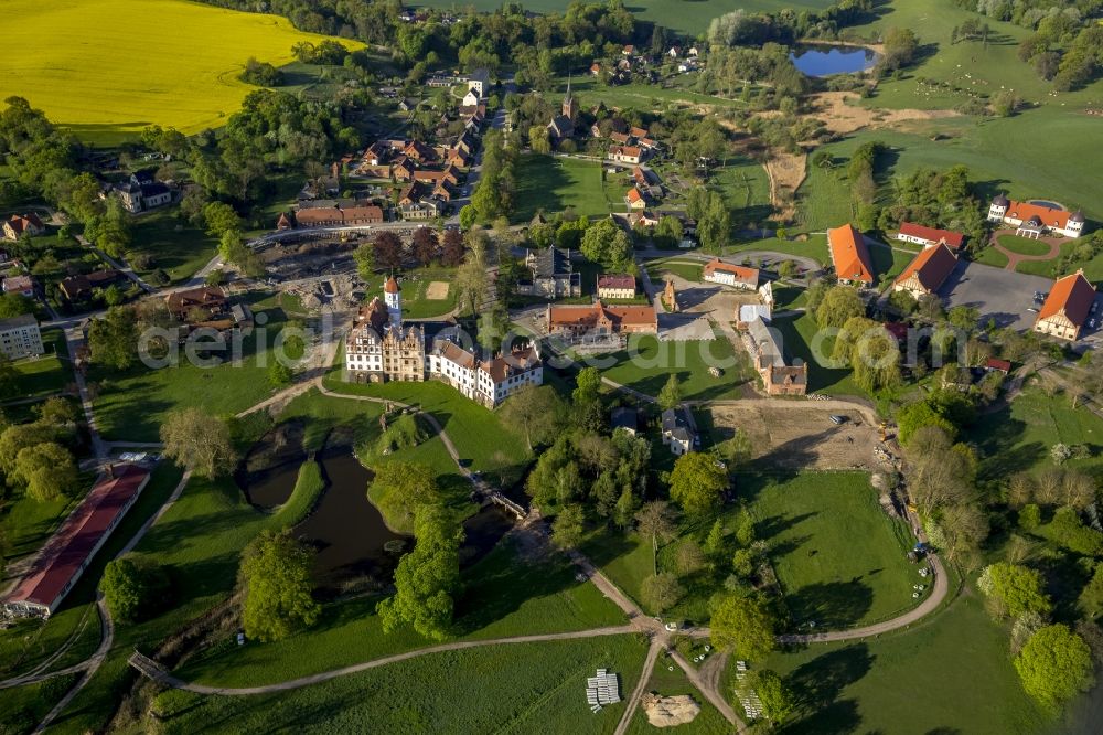 Basedow from the bird's eye view: Town view of Basedow in the state Mecklenburg-West Pomerania