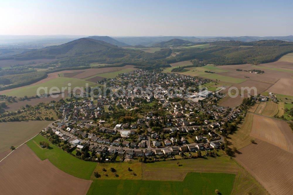 Aerial image Bell - Town view of Bell in the state of Rhineland-Palatinate