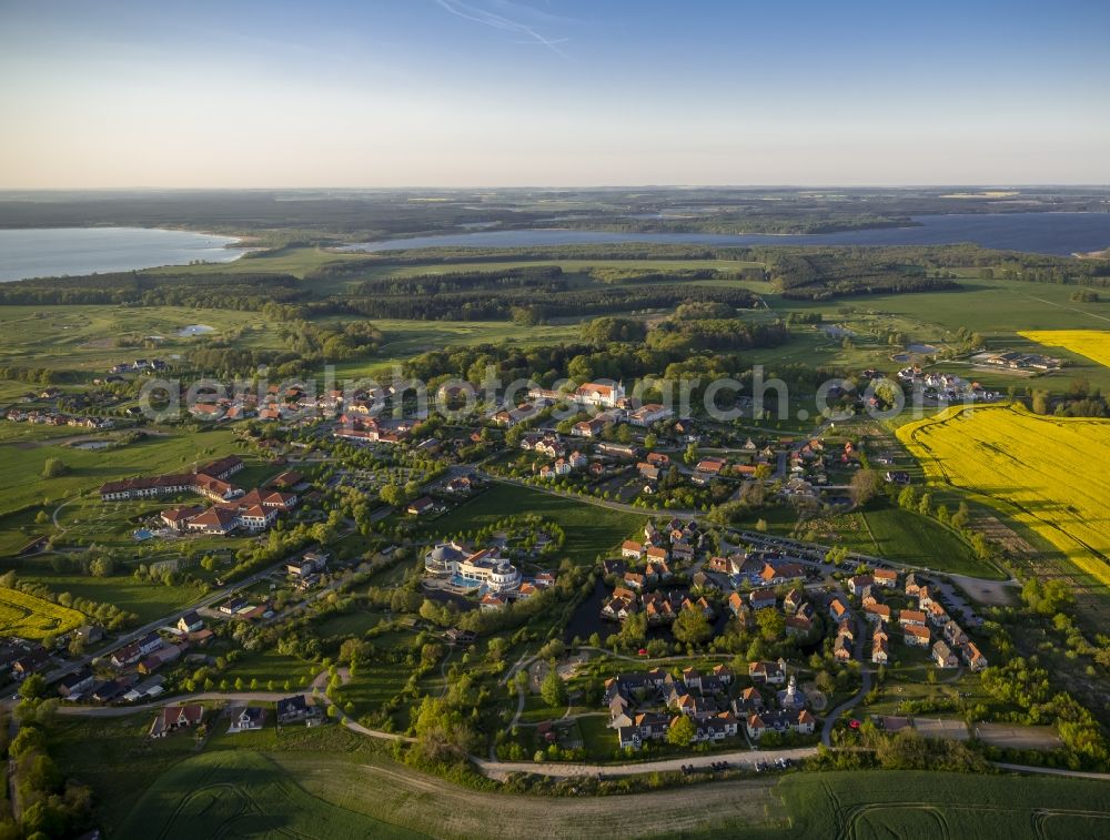 Aerial image Göhren-Lebbin - Town view of Goehren-Lebbin in the state Mecklenburg-West Pomerania